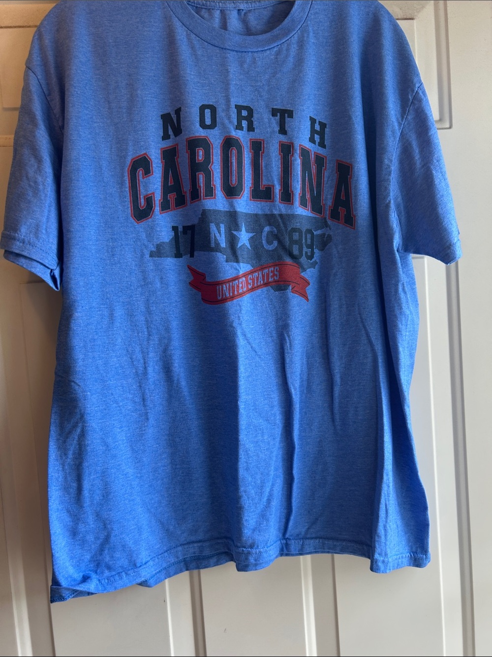 North Carolina Blue Graphic Kids T‑Shirt